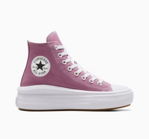 Női Converse Chuck Taylor All Star Move Seasonal Color Platform Cipő Rózsaszín | HUNGARY FBT8NA