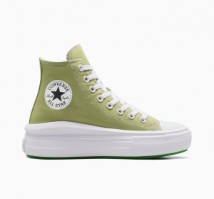 Női Converse Chuck Taylor All Star Move Seasonal Color Platform Cipő Világos Zöld | HUNGARY SXL9AJ