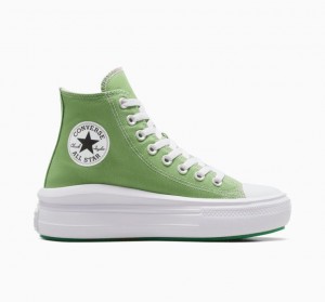 Női Converse Chuck Taylor All Star Move Seasonal Color Platform Cipő Világos Zöld | HUNGARY CYZ9WG