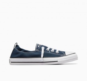 Női Converse Chuck Taylor All Star Shoreline Slip Rövidszárú Tornacipő Sötétkék | HUNGARY HNP1CF