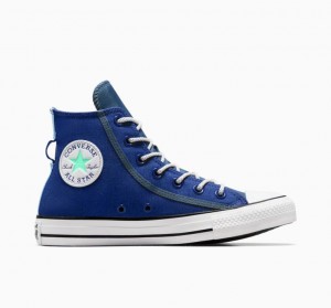 Női Converse Chuck Taylor All Star Utility Twist Magasszárú Tornacipő Kék | HUNGARY EBK9XJ