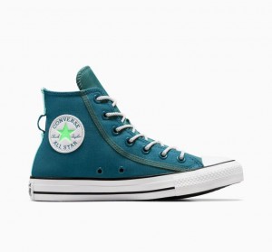 Női Converse Chuck Taylor All Star Utility Twist Magasszárú Tornacipő Kék | HUNGARY IST7KM