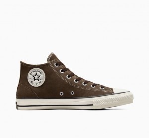 Női Converse Cons Chuck Taylor All Star Pro Classic Suede Deszkás Cipő Sötétbarna | HUNGARY BQA1YP