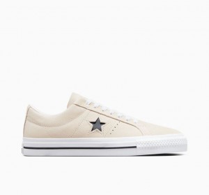 Női Converse Cons One Star Pro Deszkás Cipő Bézs | HUNGARY PYB6MT