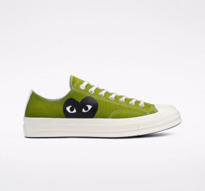 Női Converse X Comme Des Garçons Play Chuck 70 Rövidszárú Tornacipő Zöld | HUNGARY LUW1JH