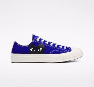 Női Converse X Comme Des Garçons Play Chuck 70 Rövidszárú Tornacipő Kék | HUNGARY NWC9HY