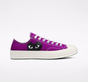 Női Converse X Comme Des Garçons Play Chuck 70 Rövidszárú Tornacipő Lila | HUNGARY UXN2DQ