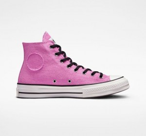 Női Converse X Stüssy Surfman Chuck 70 Magasszárú Tornacipő Rózsaszín | HUNGARY EIF1KS