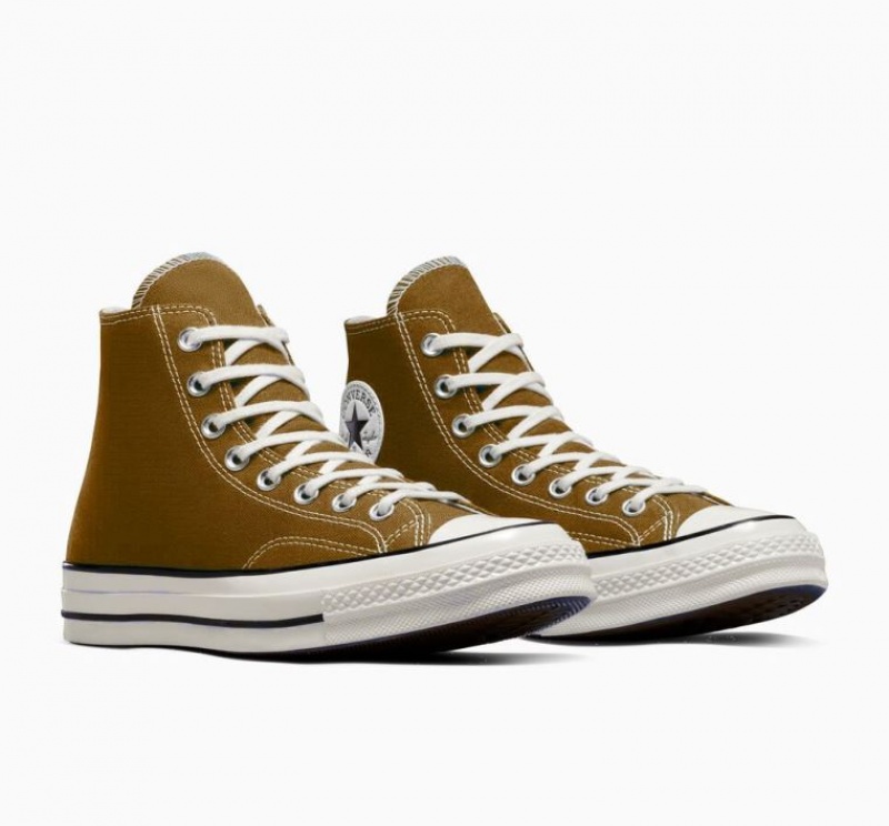 Férfi Converse Chuck 70 Canvas Magasszárú Tornacipő Olivazöld | HUNGARY YJC3FN