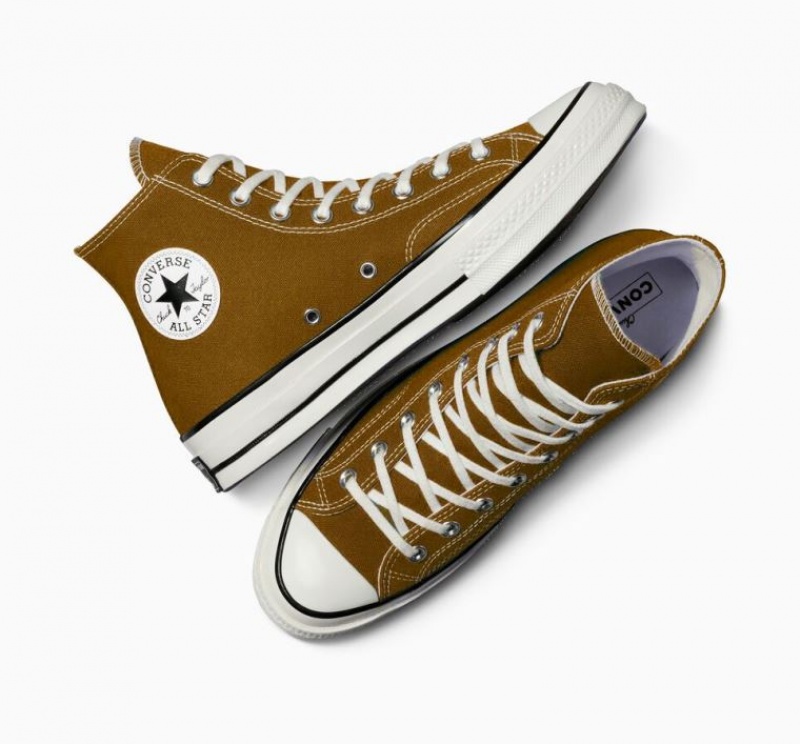 Férfi Converse Chuck 70 Canvas Magasszárú Tornacipő Olivazöld | HUNGARY YJC3FN