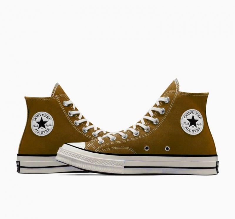 Férfi Converse Chuck 70 Canvas Magasszárú Tornacipő Olivazöld | HUNGARY YJC3FN