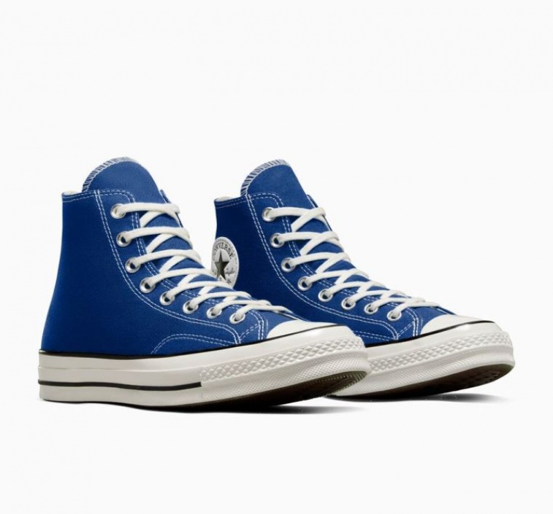 Férfi Converse Chuck 70 Canvas Magasszárú Tornacipő Kék | HUNGARY QBZ9OX