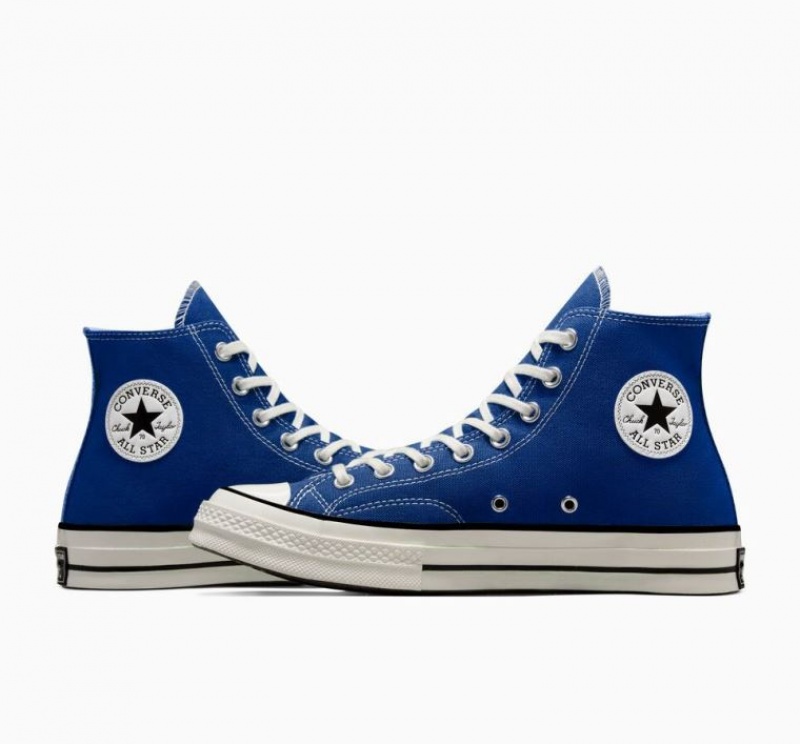 Férfi Converse Chuck 70 Canvas Magasszárú Tornacipő Kék | HUNGARY QBZ9OX