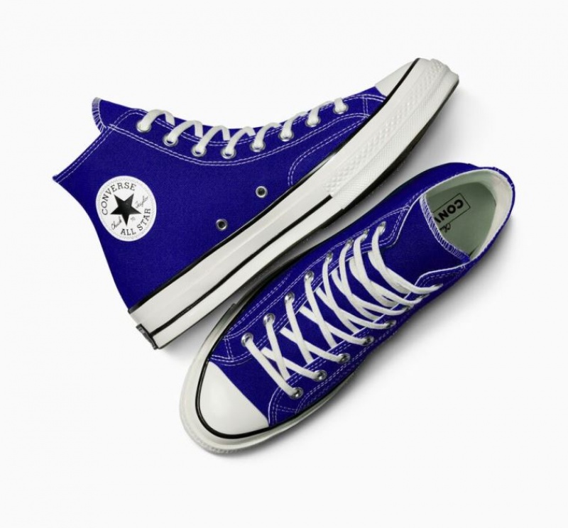 Férfi Converse Chuck 70 Canvas Magasszárú Tornacipő Kék | HUNGARY JDT2WK