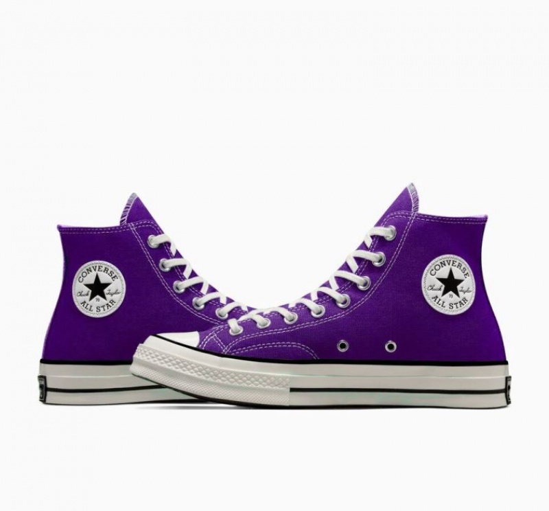 Férfi Converse Chuck 70 Canvas Magasszárú Tornacipő Lila | HUNGARY TFL9QG