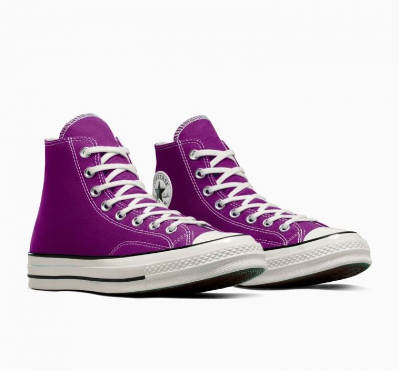 Férfi Converse Chuck 70 Canvas Magasszárú Tornacipő Lila | HUNGARY UTE8JC