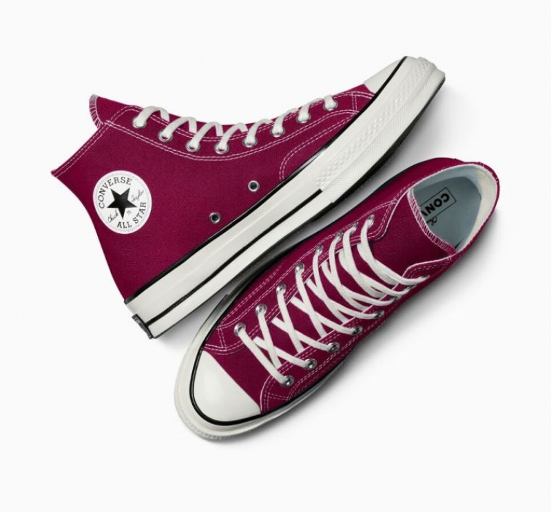 Férfi Converse Chuck 70 Canvas Magasszárú Tornacipő Piros | HUNGARY YBX3WS