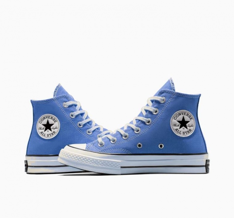 Férfi Converse Chuck 70 Canvas Magasszárú Tornacipő Kék | HUNGARY DTW1FK