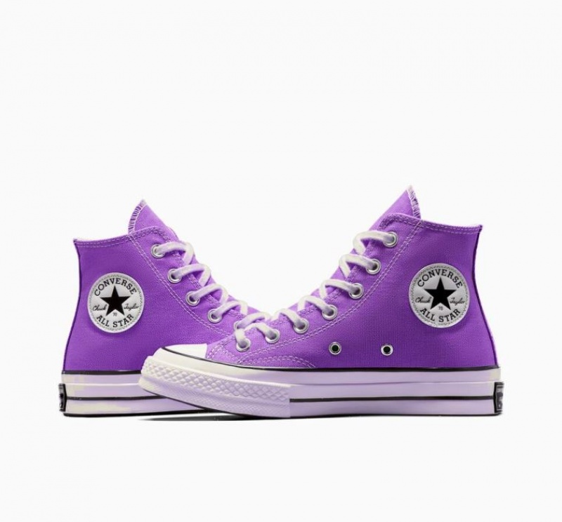 Férfi Converse Chuck 70 Canvas Magasszárú Tornacipő Lila | HUNGARY HVR6BG