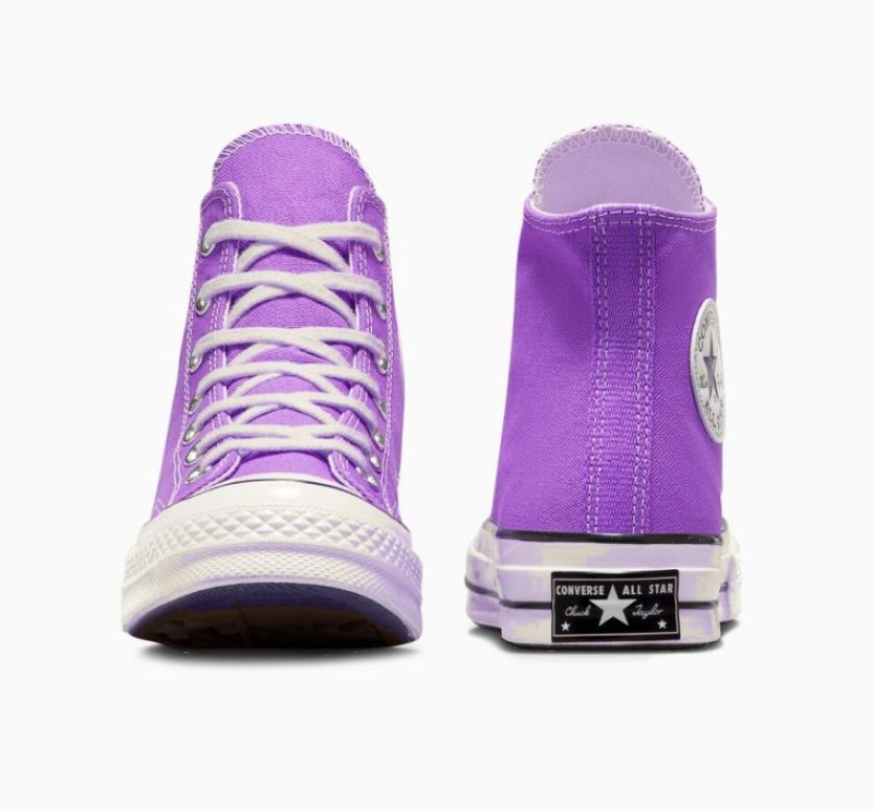 Férfi Converse Chuck 70 Canvas Magasszárú Tornacipő Lila | HUNGARY HVR6BG