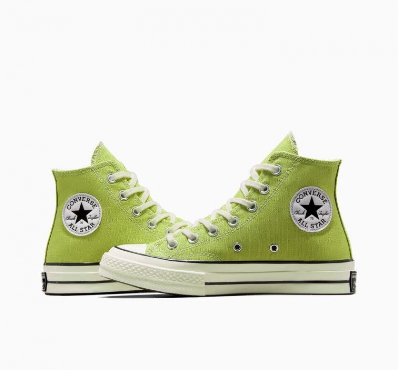 Férfi Converse Chuck 70 Canvas Magasszárú Tornacipő Világos Zöld | HUNGARY CWB5YU