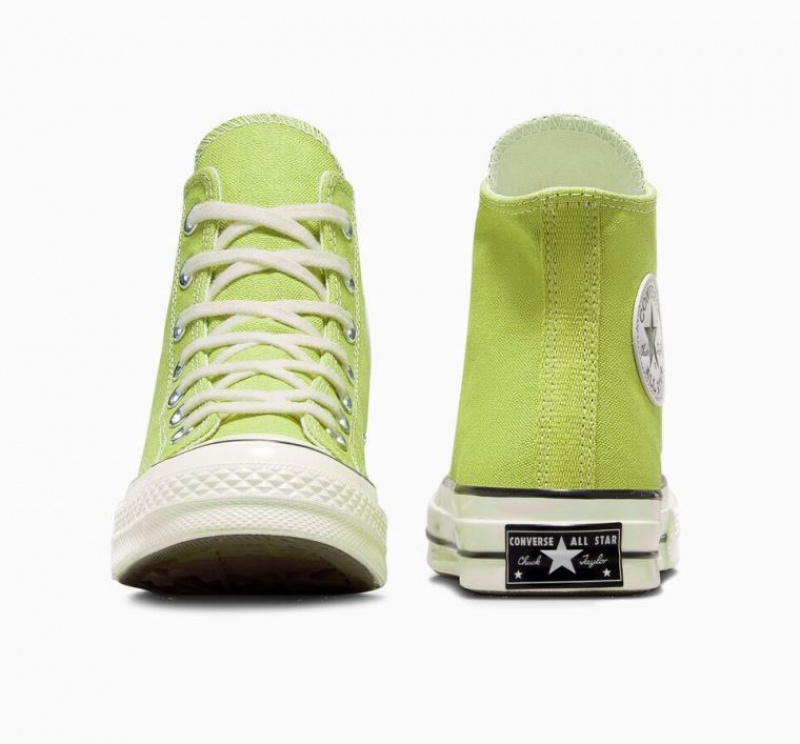 Férfi Converse Chuck 70 Canvas Magasszárú Tornacipő Világos Zöld | HUNGARY CWB5YU