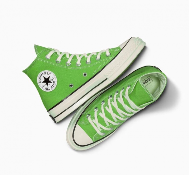 Férfi Converse Chuck 70 Canvas Magasszárú Tornacipő Zöld | HUNGARY GFY4BO