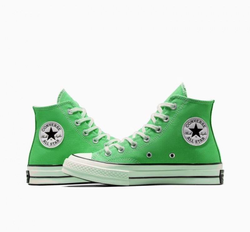 Férfi Converse Chuck 70 Canvas Magasszárú Tornacipő Zöld | HUNGARY AXZ2QG