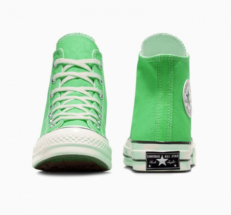 Férfi Converse Chuck 70 Canvas Magasszárú Tornacipő Zöld | HUNGARY AXZ2QG