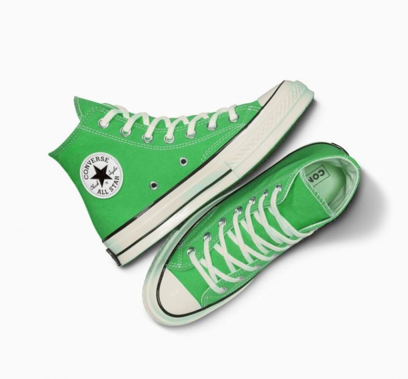 Férfi Converse Chuck 70 Canvas Magasszárú Tornacipő Zöld | HUNGARY AXZ2QG