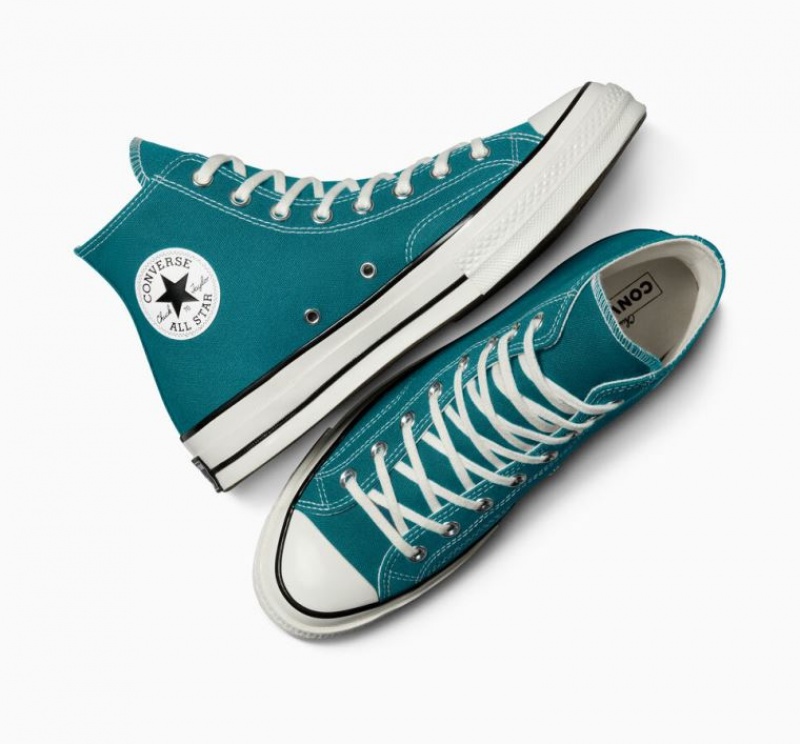 Férfi Converse Chuck 70 Canvas Magasszárú Tornacipő Türkiz | HUNGARY XLV9GW