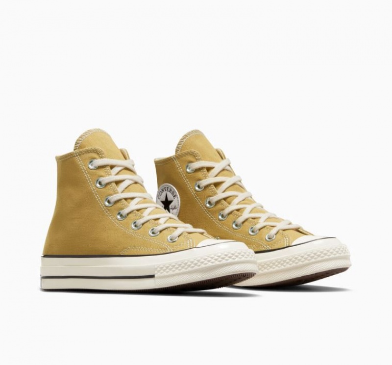 Férfi Converse Chuck 70 Canvas Magasszárú Tornacipő Sárga | HUNGARY NHY6JX