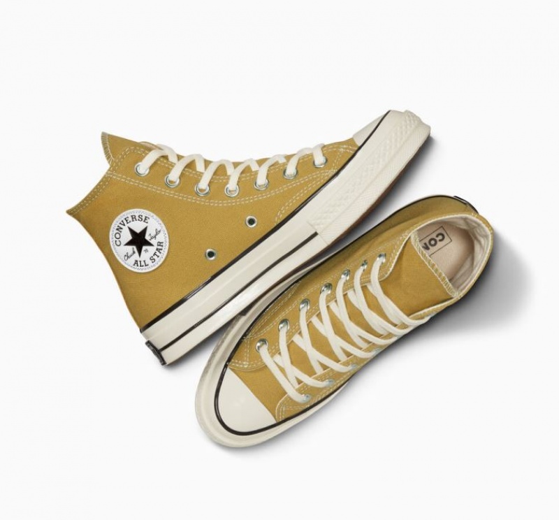 Férfi Converse Chuck 70 Canvas Magasszárú Tornacipő Sárga | HUNGARY NHY6JX