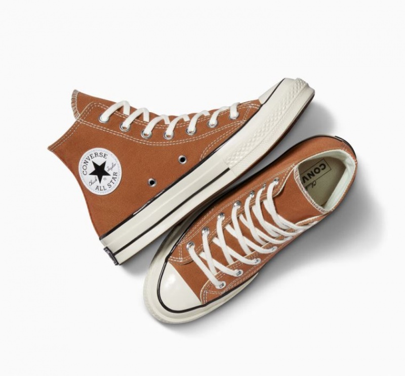 Férfi Converse Chuck 70 Canvas Magasszárú Tornacipő Barna | HUNGARY CYF8SW