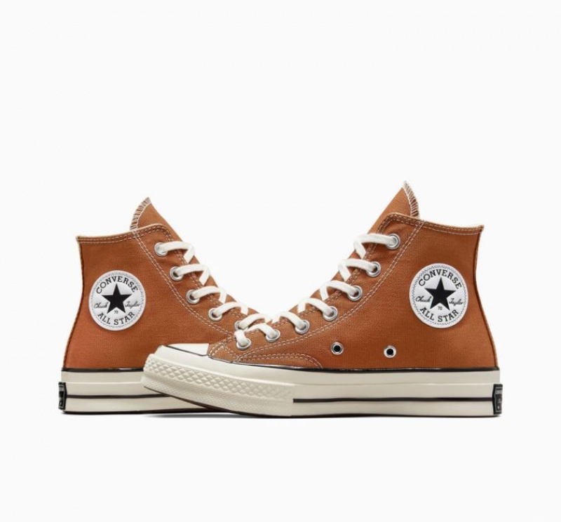 Férfi Converse Chuck 70 Canvas Magasszárú Tornacipő Barna | HUNGARY CYF8SW