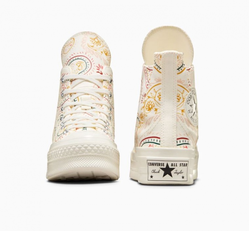 Férfi Converse Chuck 70 Plus Crafted Evolution Magasszárú Tornacipő Fehér | HUNGARY NIO0RQ