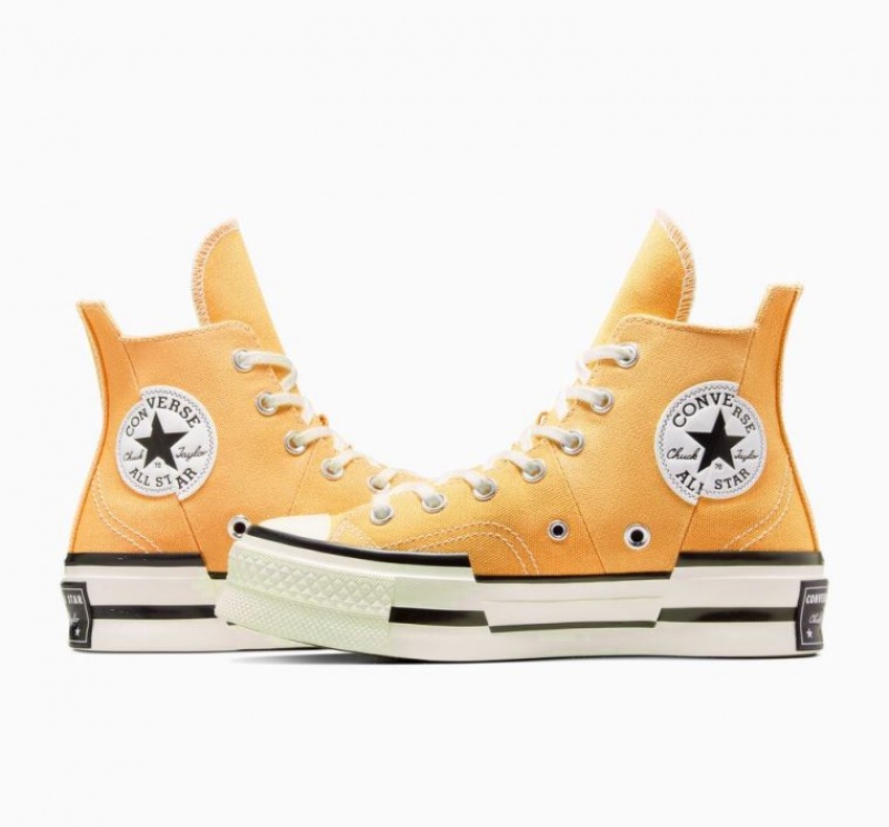 Férfi Converse Chuck 70 Plus Magasszárú Tornacipő Sárga | HUNGARY KDW3TX