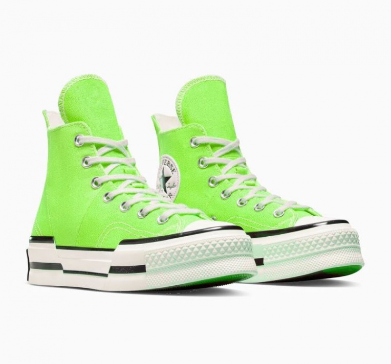 Férfi Converse Chuck 70 Plus Magasszárú Tornacipő Világos Zöld | HUNGARY MDX1KG