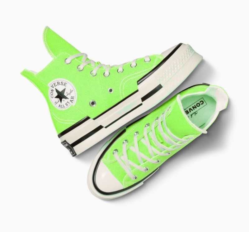 Férfi Converse Chuck 70 Plus Magasszárú Tornacipő Világos Zöld | HUNGARY MDX1KG