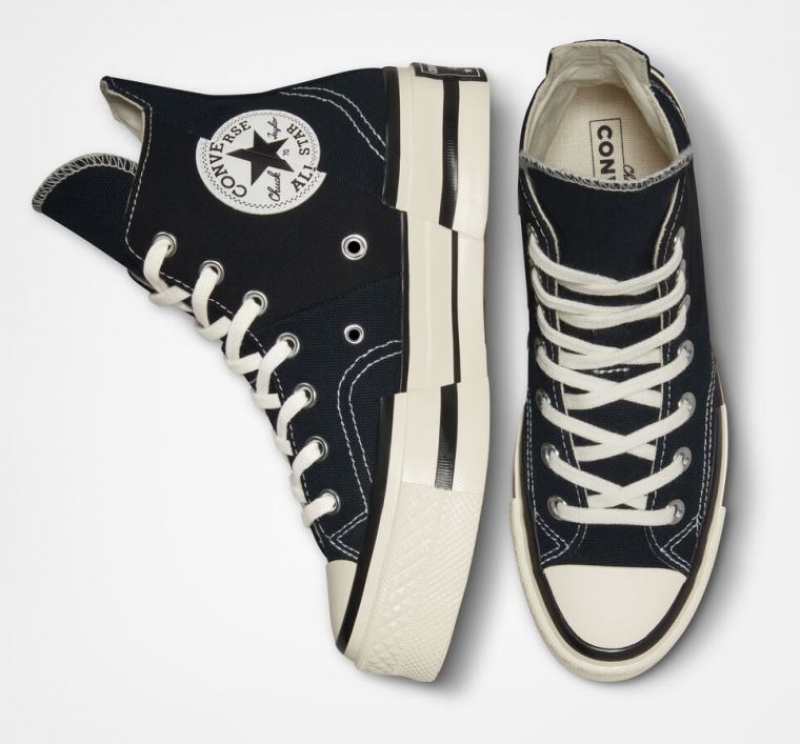 Férfi Converse Chuck 70 Plus Magasszárú Tornacipő Fekete | HUNGARY CMB3LK