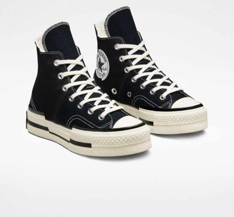 Férfi Converse Chuck 70 Plus Magasszárú Tornacipő Fekete | HUNGARY CMB3LK