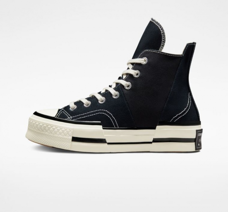 Férfi Converse Chuck 70 Plus Magasszárú Tornacipő Fekete | HUNGARY CMB3LK