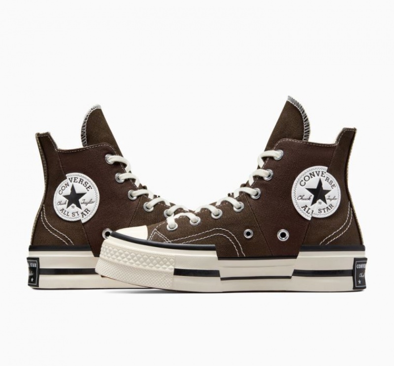 Férfi Converse Chuck 70 Plus Magasszárú Tornacipő Csokoládé | HUNGARY UMI6CV