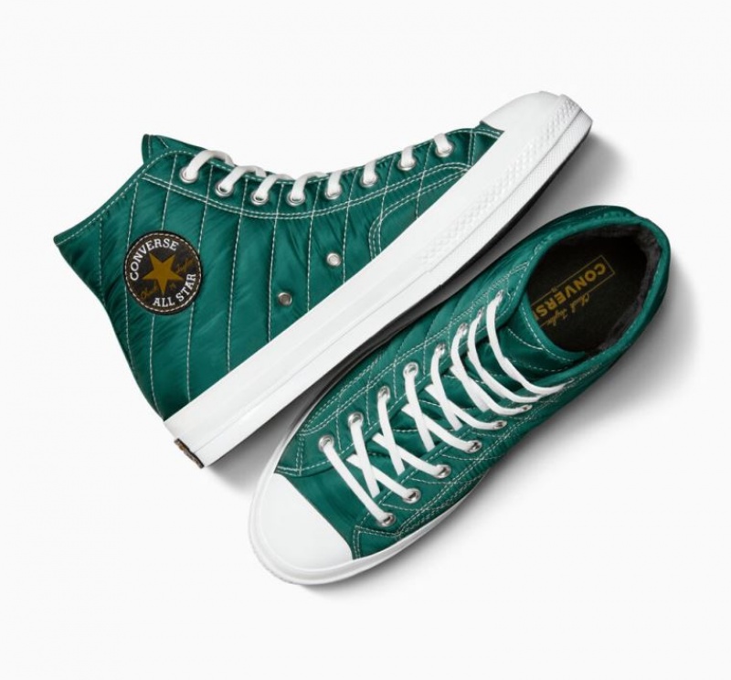 Férfi Converse Chuck 70 Quilted Magasszárú Tornacipő Türkiz | HUNGARY FYD0MI