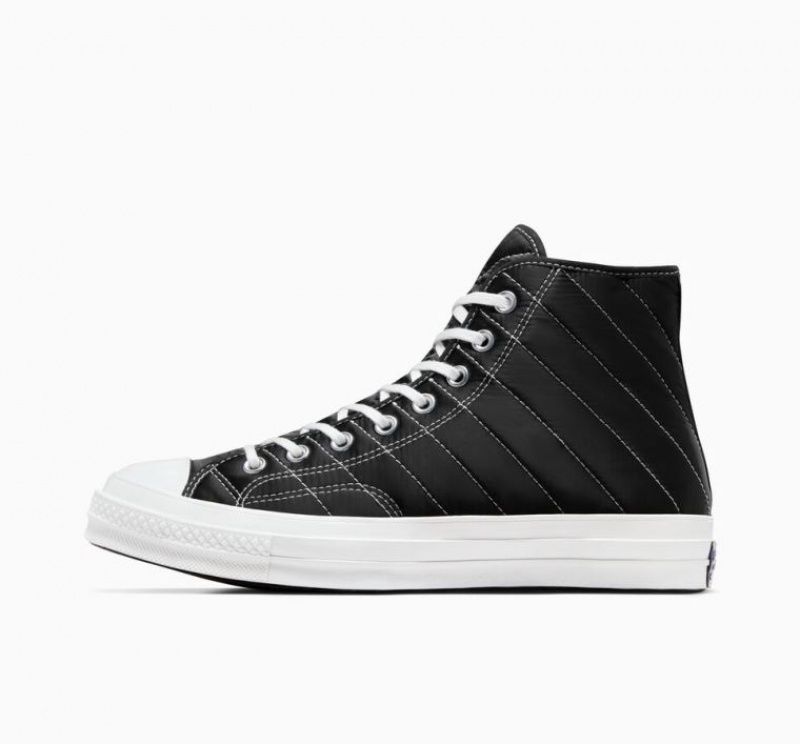 Férfi Converse Chuck 70 Quilted Magasszárú Tornacipő Fekete | HUNGARY HZC1WL