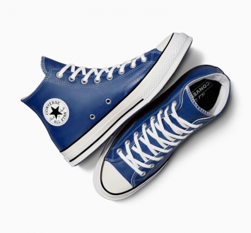 Férfi Converse Chuck 70 Surplus Leather Magasszárú Tornacipő Kék | HUNGARY VRT2FK