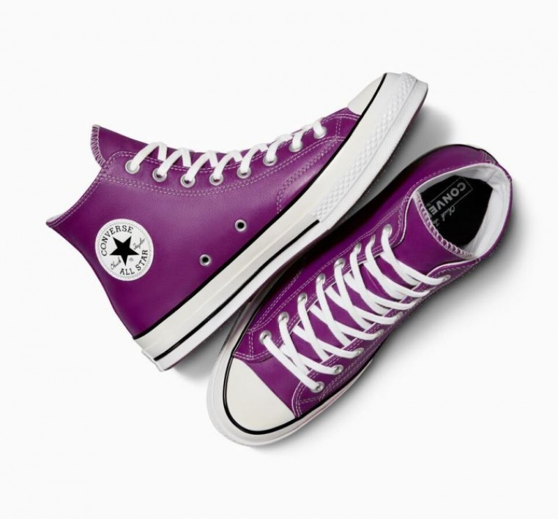 Férfi Converse Chuck 70 Surplus Leather Magasszárú Tornacipő Lila | HUNGARY USI8DM