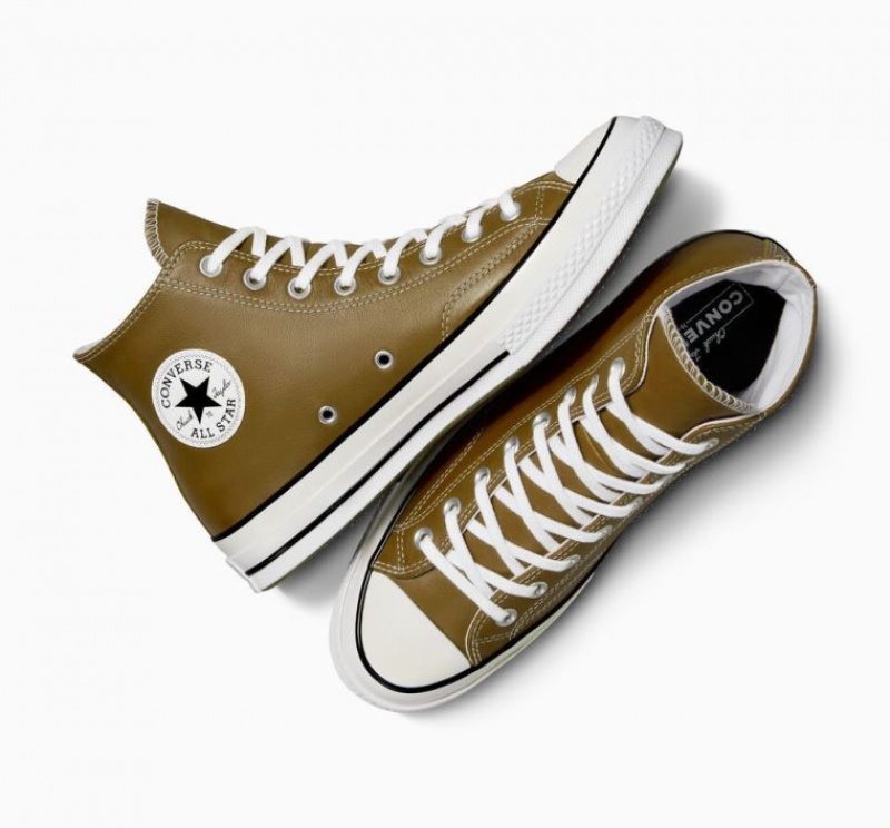 Férfi Converse Chuck 70 Surplus Leather Magasszárú Tornacipő Olivazöld | HUNGARY SRK1CU