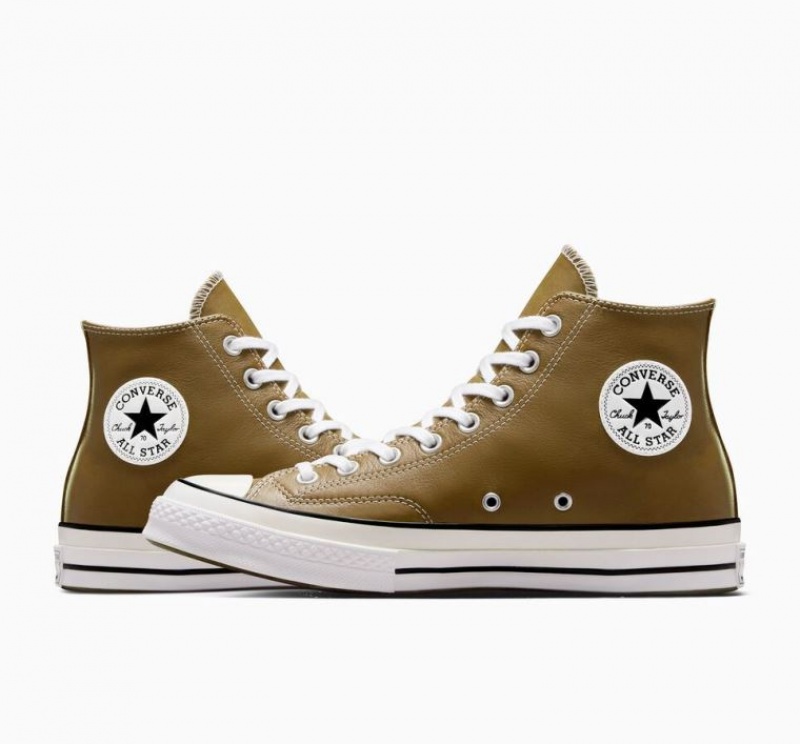 Férfi Converse Chuck 70 Surplus Leather Magasszárú Tornacipő Olivazöld | HUNGARY SRK1CU