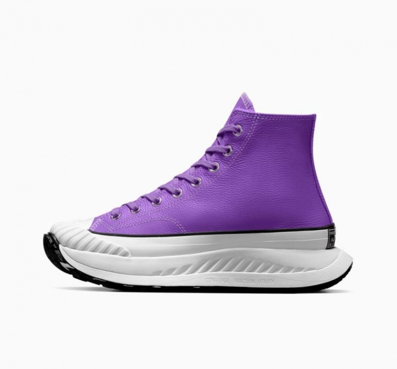 Férfi Converse Chuck Taylor 70 At-cx Leather Magasszárú Tornacipő Lila | HUNGARY ICJ9QP